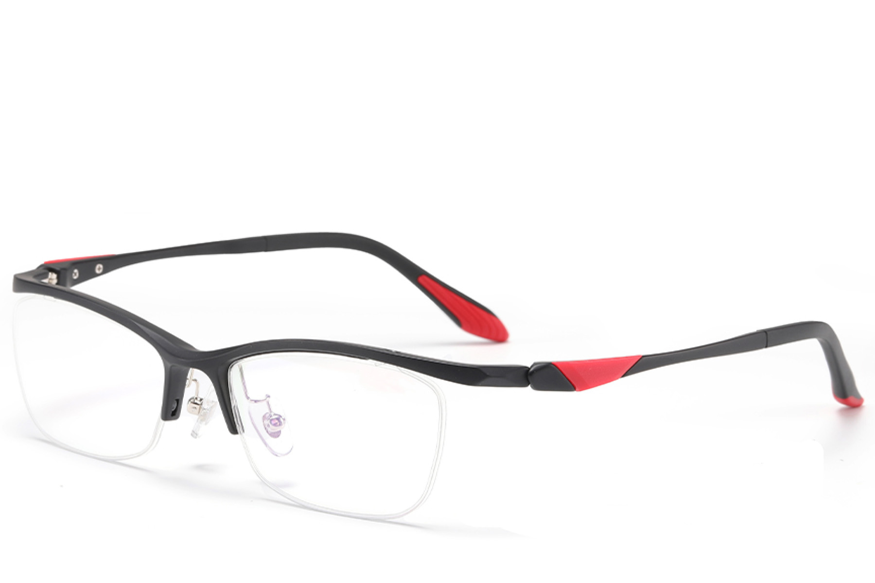 BS2519-0075_Black_Semi-rimless_Ultem_Glasses_corner