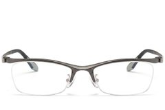 BS2519-0076_Grey_Semi-rimless_Ultem_Glasses_front