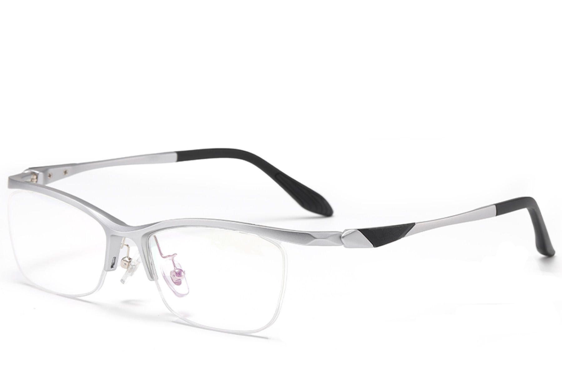 BS2519-0078_Silver_Semi-rimless_Ultem_Glasses_corner