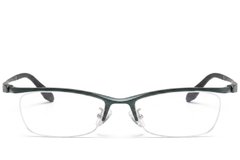 BS2519-0079_Green_Semi-rimless_Ultem_Glasses_front