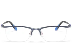 BS2519-0084_Blue_Semi-rimless_Ultem_Glasses_front