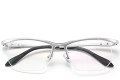 BS2519-0091_Silver_Semi-rimless_Ultem_Glasses_front