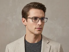 BS2519-0095_Grey_Rectangular_Ultem_Glasses_corner-tryon_male