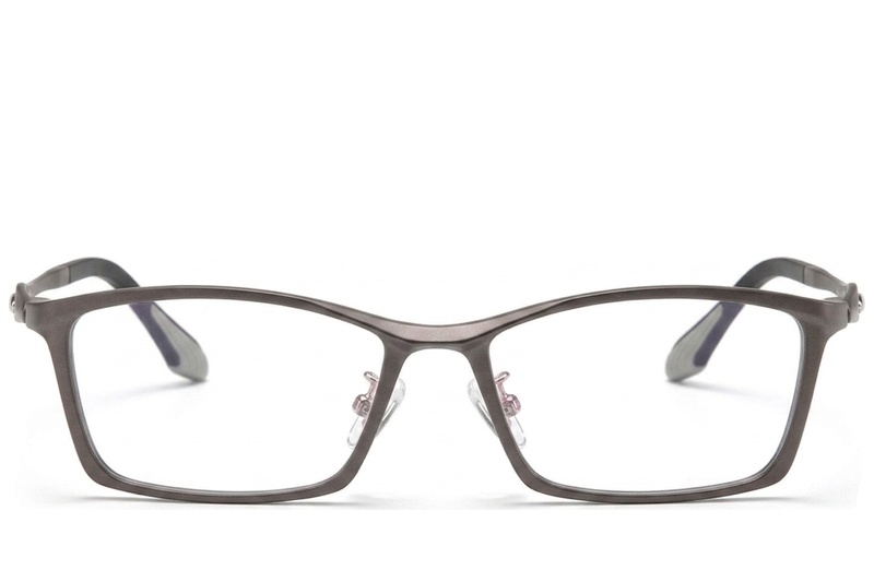 BS2519-0095_Grey_Rectangular_Ultem_Glasses_front