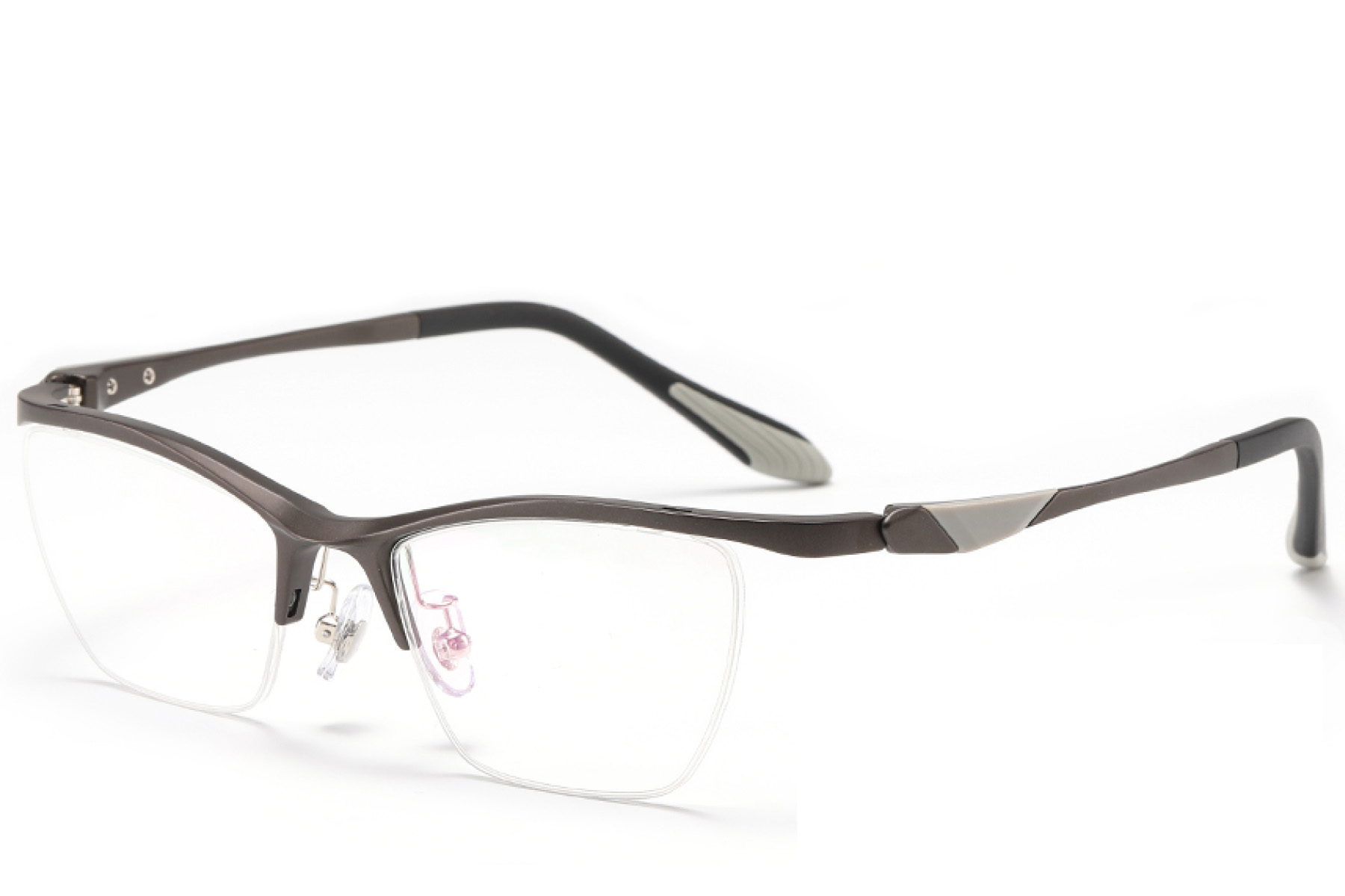 BS2519-0101_Grey_Semi-rimless_Ultem_Glasses_corner