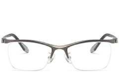 BS2519-0107_Grey_Semi-rimless_Ultem_Glasses_front