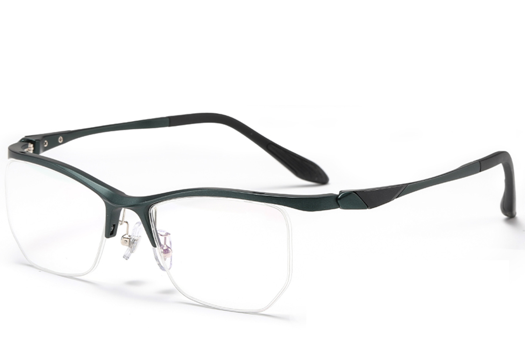 BS2519-0115_Green_Semi-rimless_Ultem_Glasses_corner