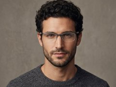 BS2519-0131_Grey_Semi-rimless_Ultem_Glasses_corner-tryon_male