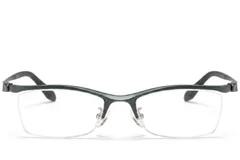 BS2519-0133_Green_Semi-rimless_Ultem_Glasses_front