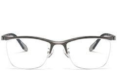 BS2519-0137_Grey_Semi-rimless_Ultem_Glasses_front