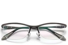 BS2519-0143_Grey_Semi-rimless_Ultem_Glasses_front