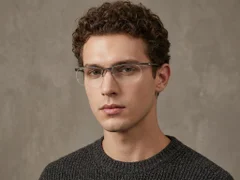 BS2519-0149_Grey_Semi-rimless_Ultem_Glasses_corner-tryon_male