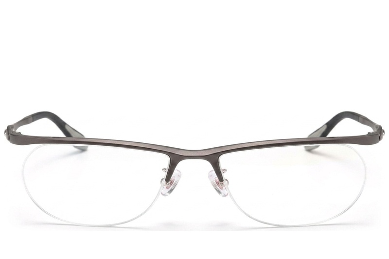 BS2519-0149_Grey_Semi-rimless_Ultem_Glasses_front