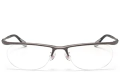 BS2519-0149_Grey_Semi-rimless_Ultem_Glasses_front