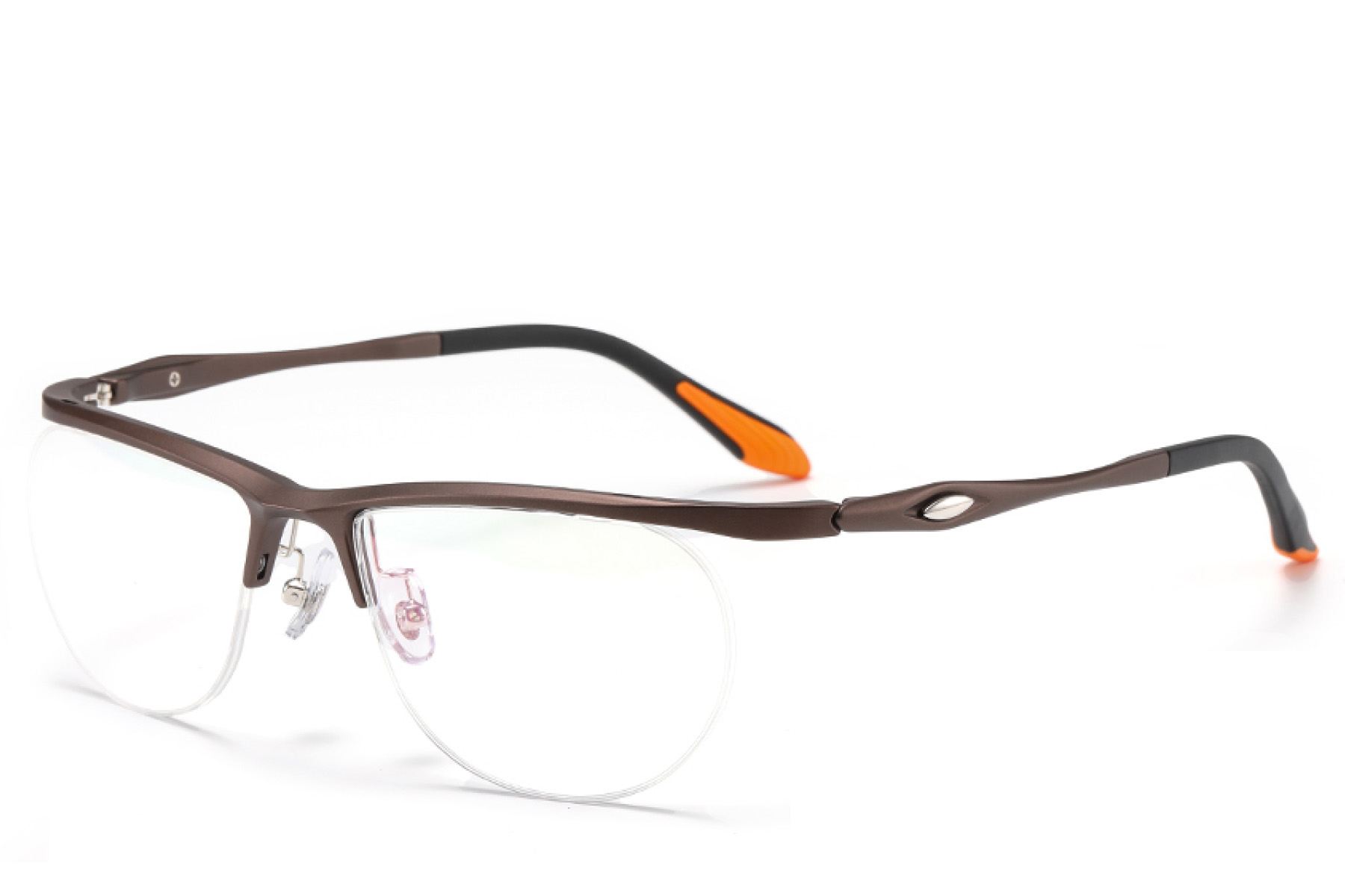 BS2519-0152_Brown_Semi-rimless_Ultem_Glasses_corner