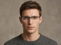BS2519-0163_Green_Semi-rimless_Ultem_Glasses_corner-tryon_male