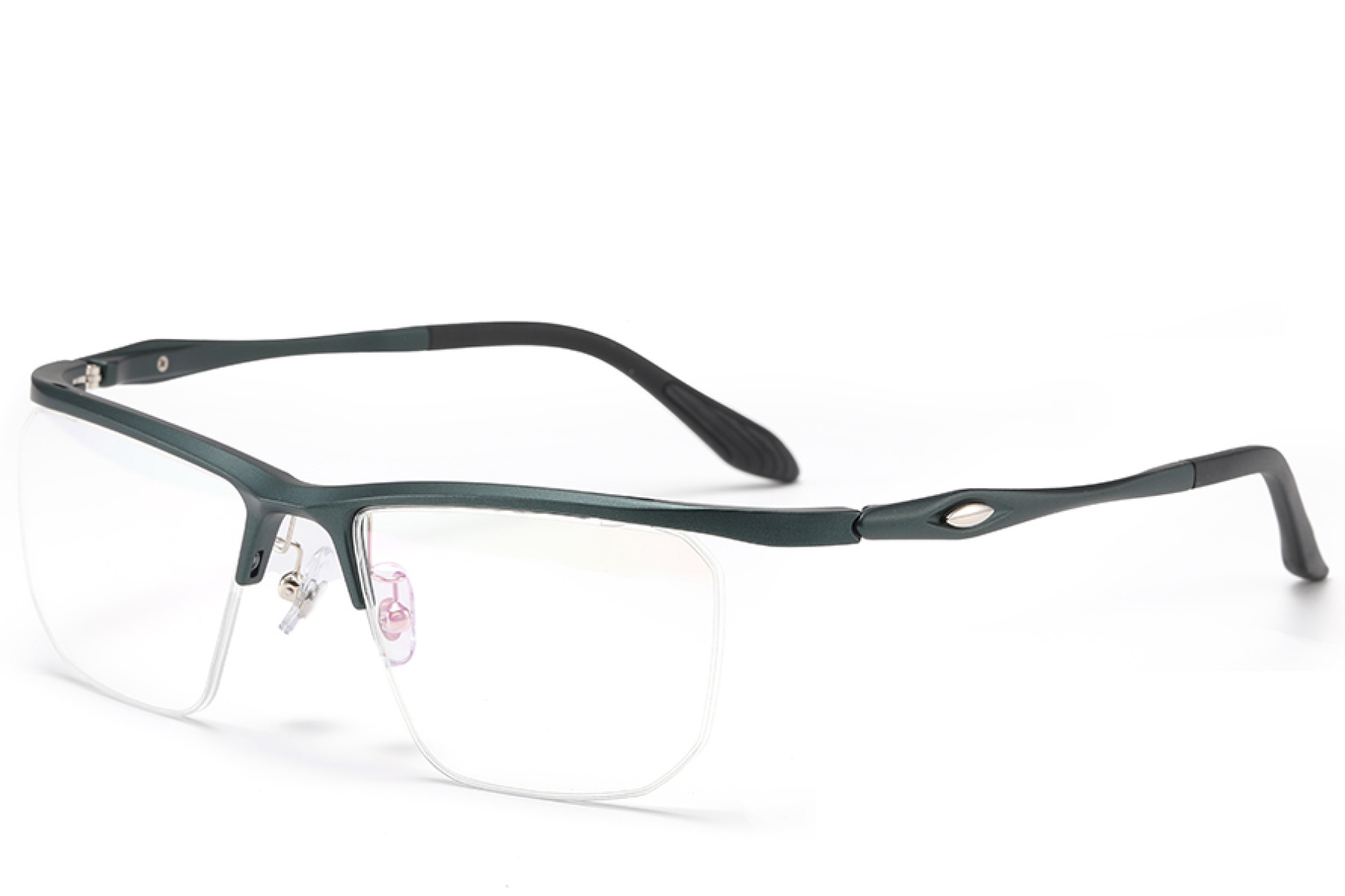 BS2519-0163_Green_Semi-rimless_Ultem_Glasses_corner