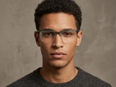 BS2519-0169_Green_Semi-rimless_Ultem_Glasses_corner-tryon_male