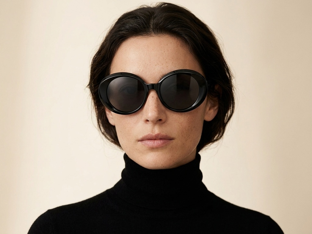 BS2607-0012_Black_Oval_Acetate_Sunglasses-tryon_female