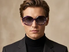 BS2607-0013_Purple_Oval_Acetate_Sunglasses-tryon_male