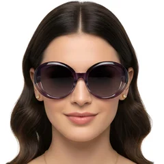 BS2607-0013_Purple_Oval_Acetate_Sunglasses_model