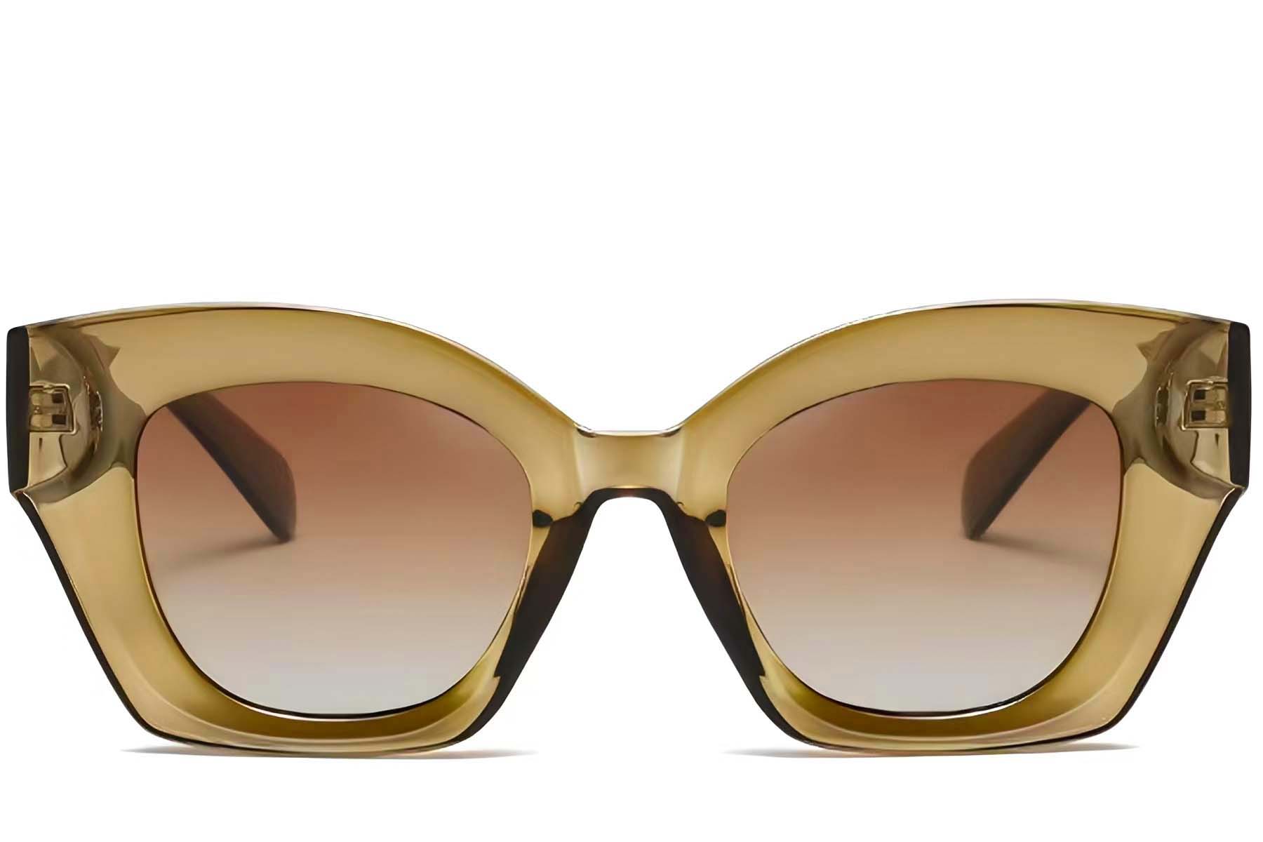 Butterfly Brown Acetate Sunglasses #BS2607-0020