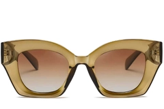 Butterfly Brown Acetate Sunglasses #BS2607-0020