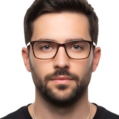 BS2607-0026_Brown_Rectangular_TR90_Glasses_model