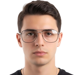 BS2607-0034_Black_Aviator_Metal_Glasses_model