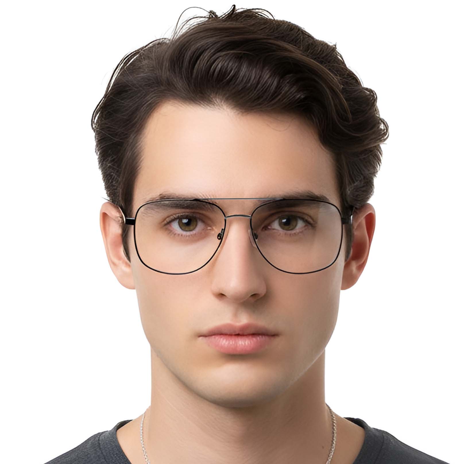 BS2607-0037_Black_Aviator_Metal_Glasses_model