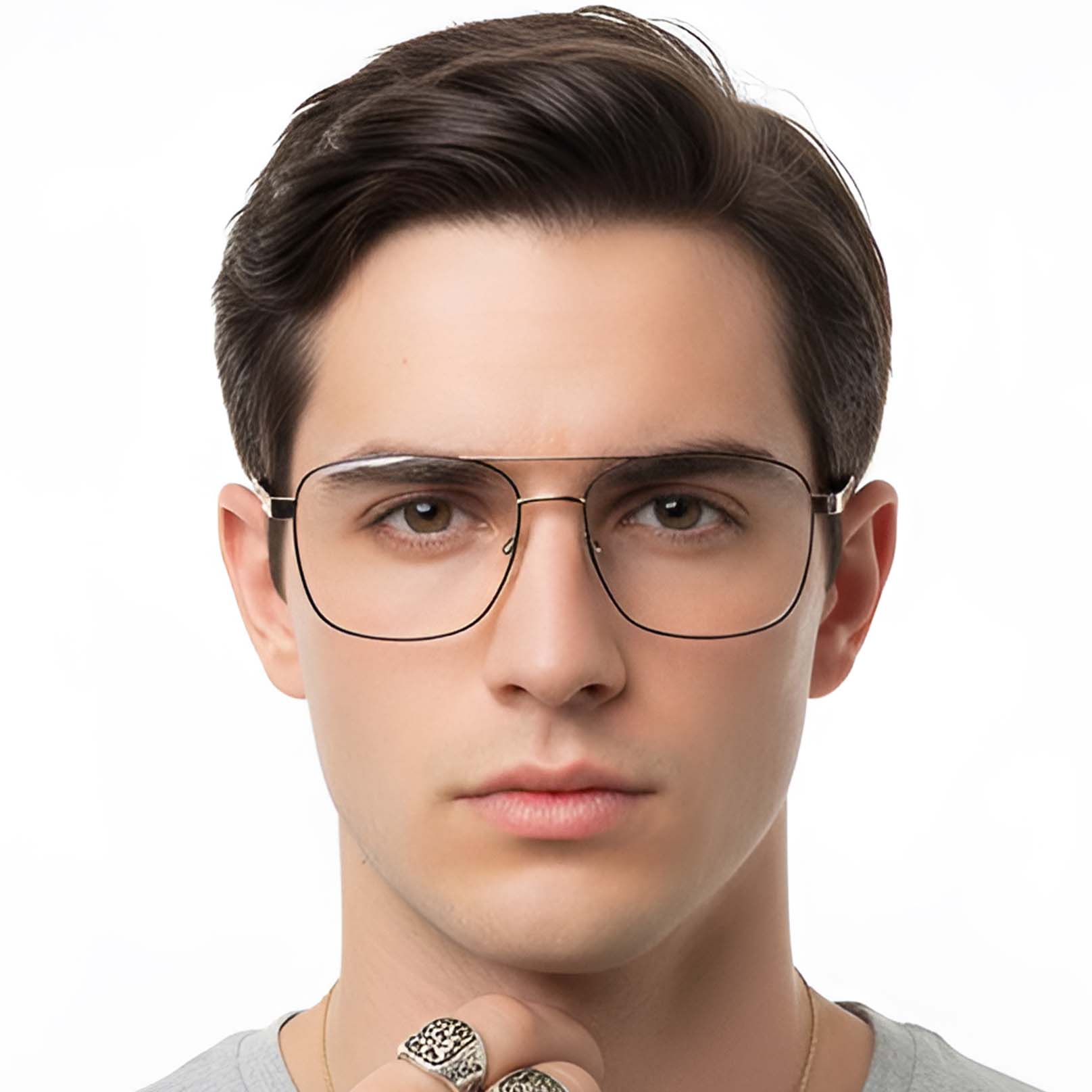BS2607-0041_Brown_Aviator_Metal_Glasses_model