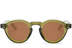 BS2607-0046_Green_Oval_TR90_Sunglasses_front