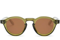 BS2607-0046_Green_Oval_TR90_Sunglasses_front