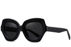 Butterfly Black Acetate Sunglasses #BS2607-0048