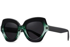 Butterfly Green Acetate Sunglasses #BS2607-0049