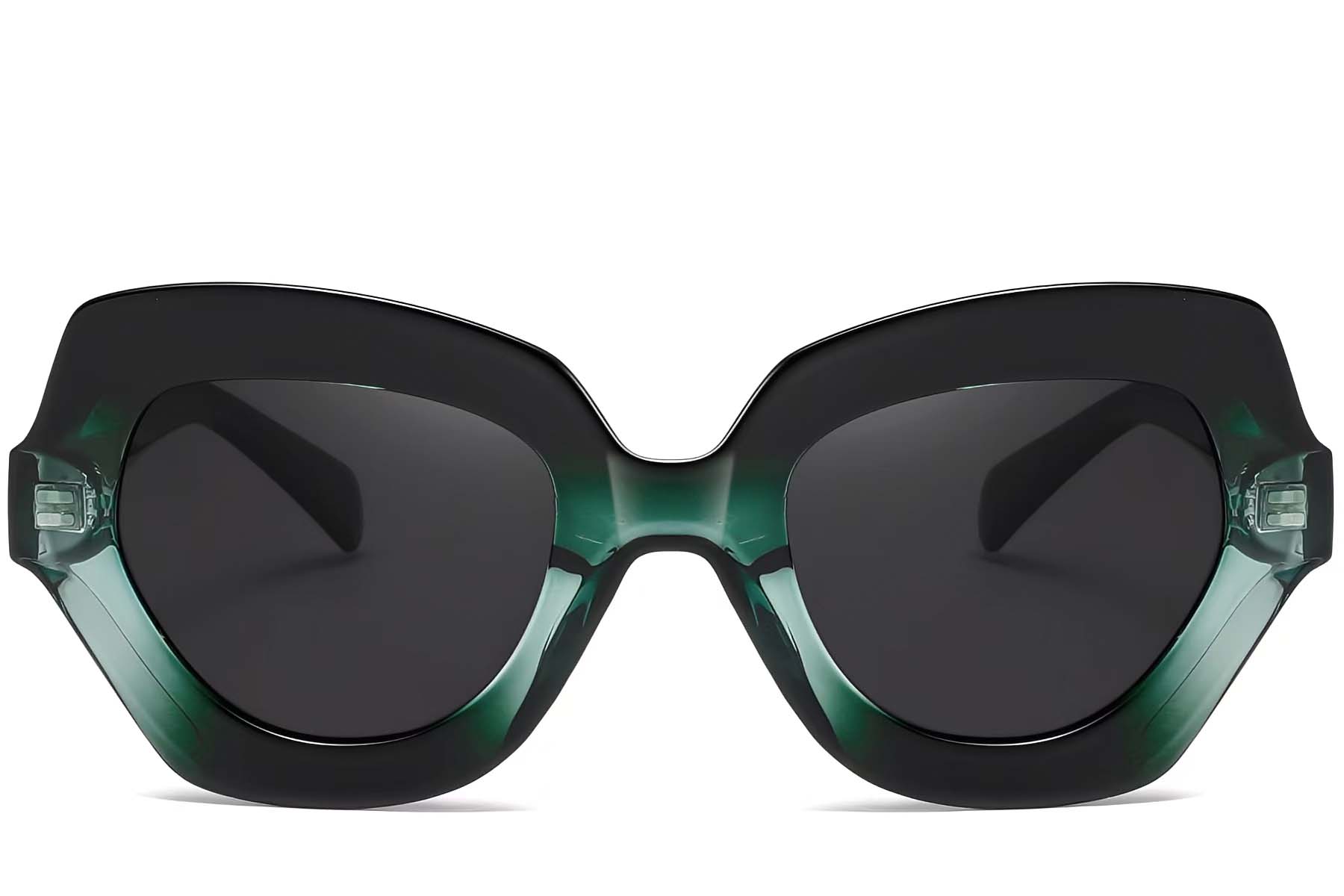 BS2607-0049_Green_Butterfly_Acetate_Sunglasses_front