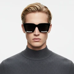BS2607-0053_Black_Rectangular_Acetate_Sunglasses_model