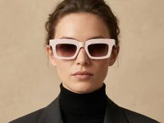 BS2607-0056_Pink_Rectangular_Acetate_Sunglasses-tryon_female