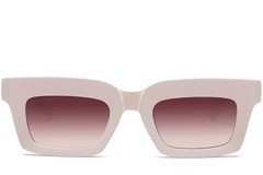 BS2607-0056_Pink_Rectangular_Acetate_Sunglasses_front