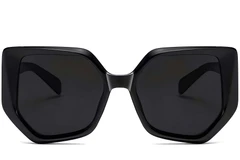 BS2607-0057_Black_Geometric_Acetate_Sunglasses_front