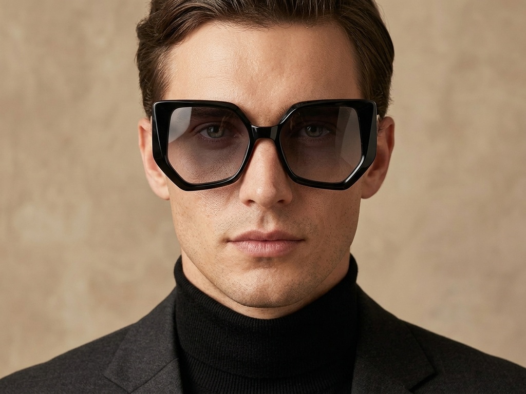 BS2607-0058_Black_Geometric_Acetate_Sunglasses-tryon_male