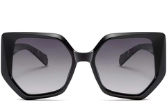 BS2607-0058_Black_Geometric_Acetate_Sunglasses_front