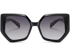 BS2607-0058_Black_Geometric_Acetate_Sunglasses_front