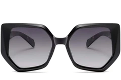 BS2607-0058_Black_Geometric_Acetate_Sunglasses_front