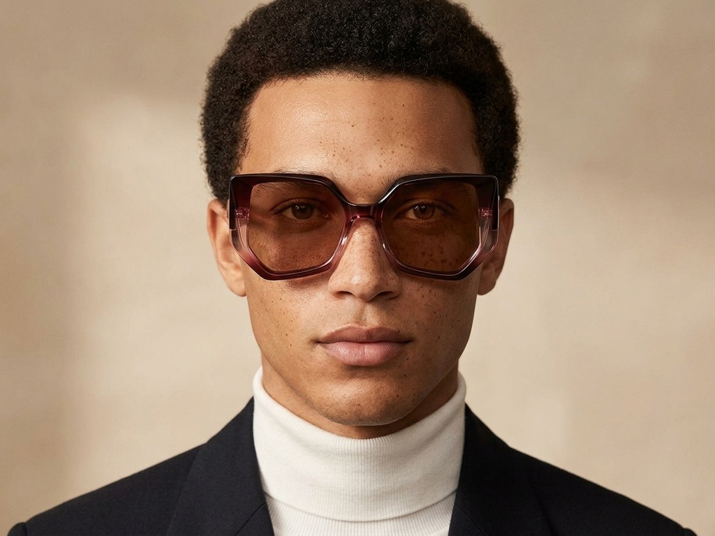 BS2607-0059_Pink_Geometric_Acetate_Sunglasses-tryon_male