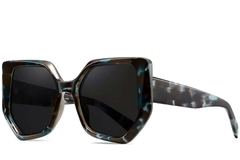 Geometric Tortoiseshell Acetate Sunglasses #BS2607-0060