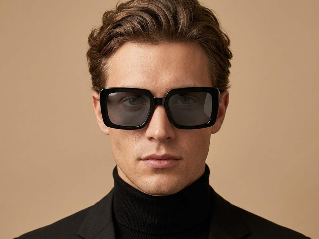 BS2607-0061_Black_Rectangular_Acetate_Sunglasses-tryon_male