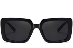 BS2607-0061_Black_Rectangular_Acetate_Sunglasses_front