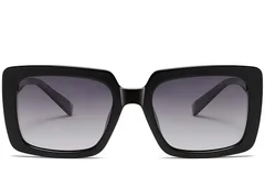 BS2607-0062_Black_Rectangular_Acetate_Sunglasses_front