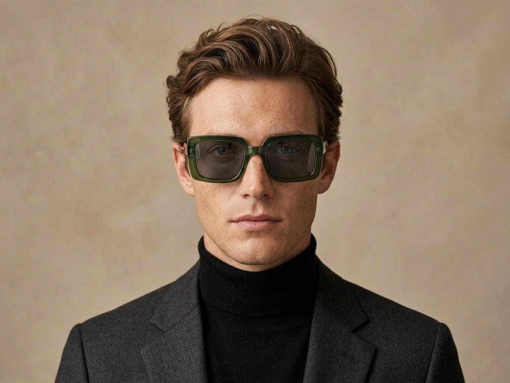 BS2607-0063_Green_Rectangular_Acetate_Sunglasses-tryon_male
